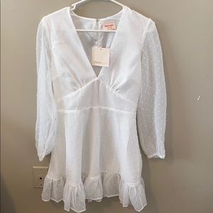 white long sleeve showpo dress